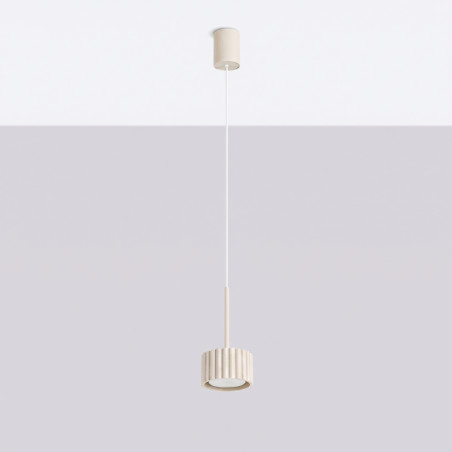 NOWOŚĆ Lampa wisząca AURA 1 beżowa Gx53SL.2678 Sollux