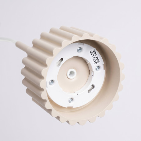 NOWOŚĆ Lampa wisząca AURA 1 beżowa Gx53SL.2678 Sollux