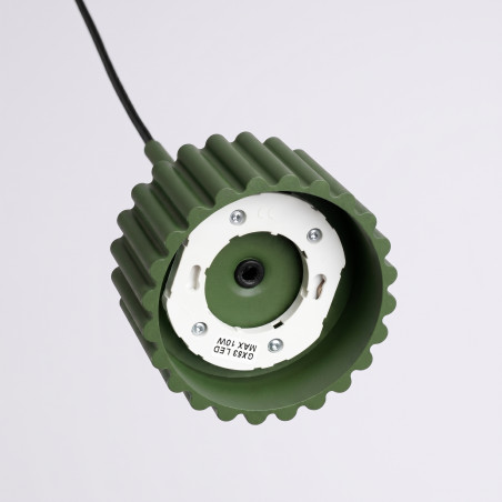 NOWOŚĆ Lampa wisząca AURA 1 zielona oliwka Gx53SL.2679 Sollux