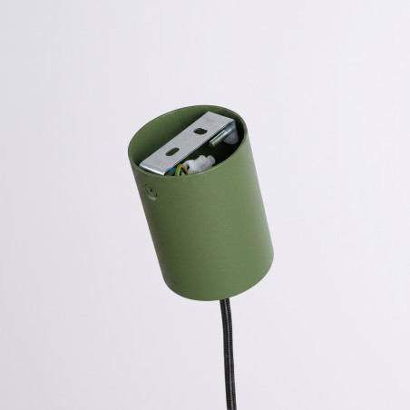 NOWOŚĆ Lampa wisząca AURA 1 zielona oliwka Gx53SL.2679 Sollux