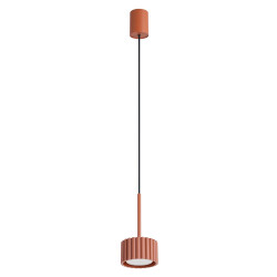 NOWOŚĆ Lampa wisząca AURA 1 ochra czerwona Gx53SL.2680 Sollux