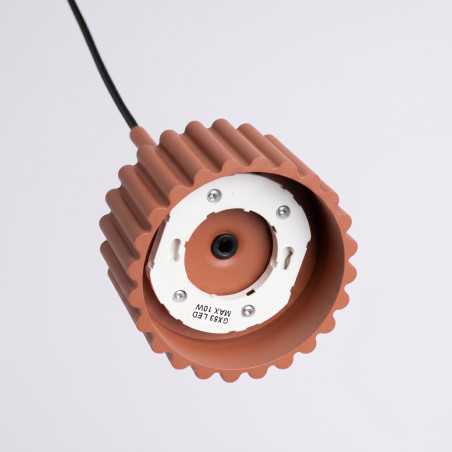 NOWOŚĆ Lampa wisząca AURA 1 ochra czerwona Gx53SL.2680 Sollux