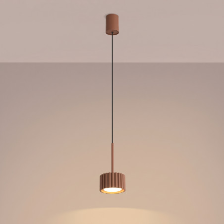 NOWOŚĆ Lampa wisząca AURA 1 mocca Gx53SL.2681 Sollux