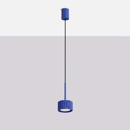 NOWOŚĆ Lampa wisząca AURA 1 ultramaryna Gx53SL.2682 Sollux