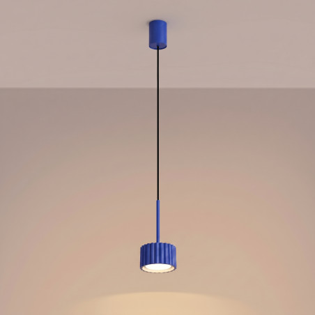 NOWOŚĆ Lampa wisząca AURA 1 ultramaryna Gx53SL.2682 Sollux