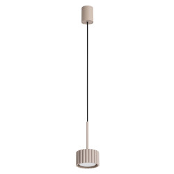 NOWOŚĆ Lampa wisząca AURA 1 taupe Gx53SL.2683 Sollux