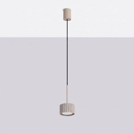 NOWOŚĆ Lampa wisząca AURA 1 taupe Gx53SL.2683 Sollux