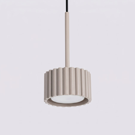 NOWOŚĆ Lampa wisząca AURA 1 taupe Gx53SL.2683 Sollux