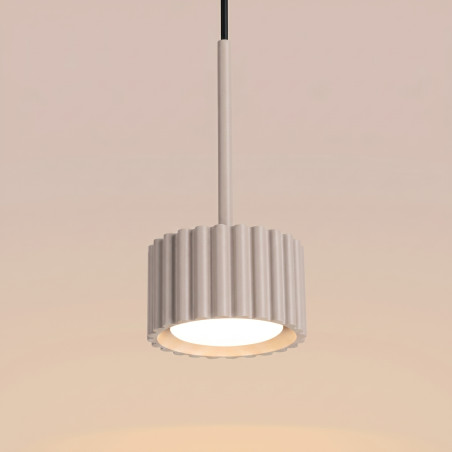 NOWOŚĆ Lampa wisząca AURA 1 taupe Gx53SL.2683 Sollux