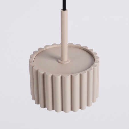 NOWOŚĆ Lampa wisząca AURA 1 taupe Gx53SL.2683 Sollux