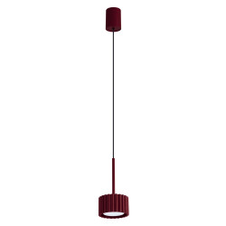 NOWOŚĆ Lampa wisząca AURA 1 burgund Gx53SL.2684 Sollux