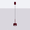 NOWOŚĆ Lampa wisząca AURA 1 burgund Gx53SL.2684 Sollux