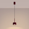 NOWOŚĆ Lampa wisząca AURA 1 burgund Gx53SL.2684 Sollux