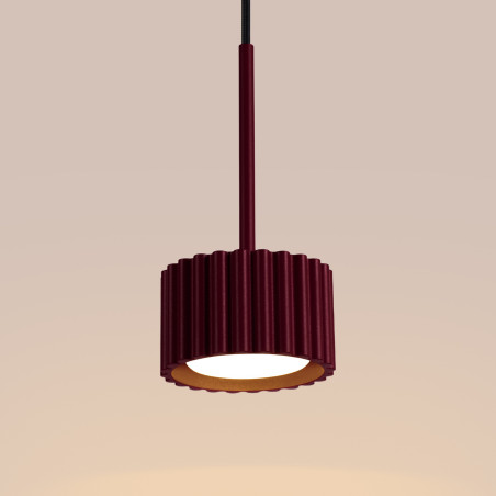 NOWOŚĆ Lampa wisząca AURA 1 burgund Gx53SL.2684 Sollux