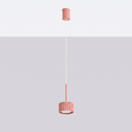 NOWOŚĆ Lampa wisząca AURA 1 brzoskwiniowa Gx53SL.2685 Sollux