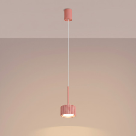 NOWOŚĆ Lampa wisząca AURA 1 brzoskwiniowa Gx53SL.2685 Sollux
