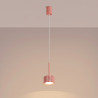 NOWOŚĆ Lampa wisząca AURA 1 brzoskwiniowa Gx53SL.2685 Sollux