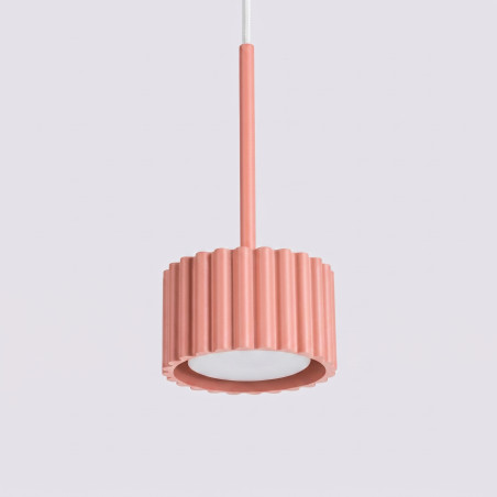 NOWOŚĆ Lampa wisząca AURA 1 brzoskwiniowa Gx53SL.2685 Sollux