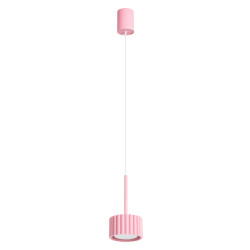 NOWOŚĆ Lampa wisząca AURA 1 różowa Gx53SL.2686 Sollux