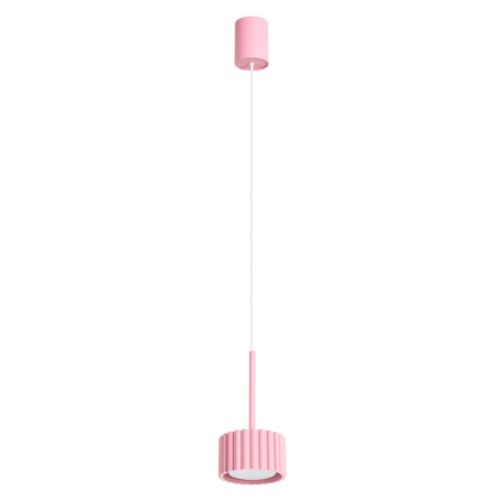 NOWOŚĆ Lampa wisząca AURA 1 różowa Gx53SL.2686 Sollux