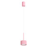 NOWOŚĆ Lampa wisząca AURA 1 różowa Gx53SL.2686 Sollux