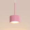 NOWOŚĆ Lampa wisząca AURA 1 różowa Gx53SL.2686 Sollux