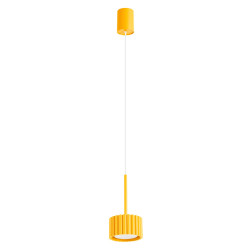 NOWOŚĆ Lampa wisząca AURA 1 żółta Gx53SL.2688 Sollux