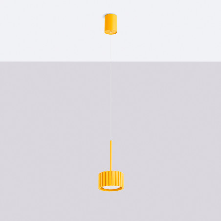 NOWOŚĆ Lampa wisząca AURA 1 żółta Gx53SL.2688 Sollux