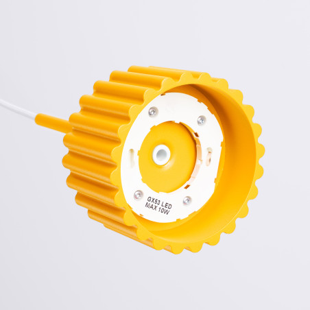 NOWOŚĆ Lampa wisząca AURA 1 żółta Gx53SL.2688 Sollux