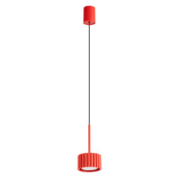 NOWOŚĆ Lampa wisząca AURA 1 czerwona Gx53SL.2689 Sollux