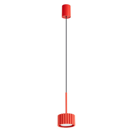 NOWOŚĆ Lampa wisząca AURA 1 czerwona Gx53SL.2689 Sollux
