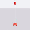 NOWOŚĆ Lampa wisząca AURA 1 czerwona Gx53SL.2689 Sollux