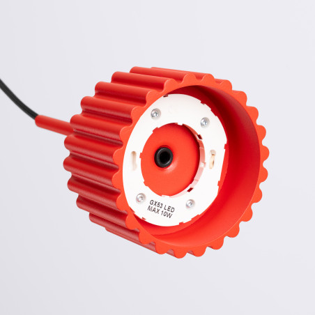 NOWOŚĆ Lampa wisząca AURA 1 czerwona Gx53SL.2689 Sollux