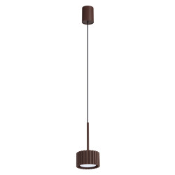 NOWOŚĆ Lampa wisząca AURA 1 brązowa Gx53SL.2690 Sollux