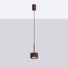 NOWOŚĆ Lampa wisząca AURA 1 brązowa Gx53SL.2690 Sollux