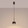 NOWOŚĆ Lampa wisząca AURA 1 brązowa Gx53SL.2690 Sollux