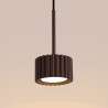 NOWOŚĆ Lampa wisząca AURA 1 brązowa Gx53SL.2690 Sollux