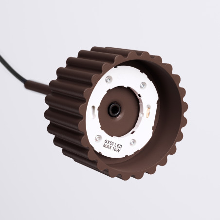 NOWOŚĆ Lampa wisząca AURA 1 brązowa Gx53SL.2690 Sollux