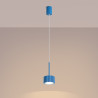 NOWOŚĆ Lampa wisząca AURA 1 błękitna Gx53SL.2691 Sollux
