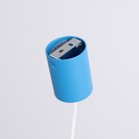 NOWOŚĆ Lampa wisząca AURA 1 błękitna Gx53SL.2691 Sollux