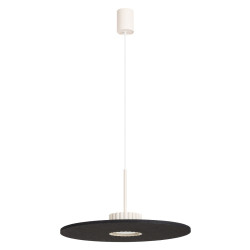 NOWOŚĆ Lampa wisząca OVO 1 beżowa/czarna filc Gx53SL.2692 Sollux