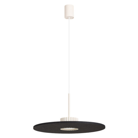 NOWOŚĆ Lampa wisząca OVO 1 beżowa/czarna filc Gx53SL.2692 Sollux