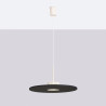 NOWOŚĆ Lampa wisząca OVO 1 beżowa/czarna filc Gx53SL.2692 Sollux