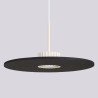 NOWOŚĆ Lampa wisząca OVO 1 beżowa/czarna filc Gx53SL.2692 Sollux