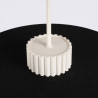 NOWOŚĆ Lampa wisząca OVO 1 beżowa/czarna filc Gx53SL.2692 Sollux