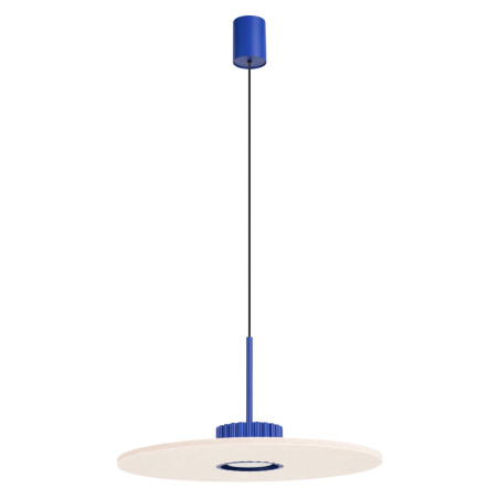 NOWOŚĆ Lampa wisząca OVO 1 ultramaryna/beżowa filc Gx53SL.2693 Sollux
