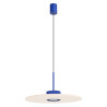 NOWOŚĆ Lampa wisząca OVO 1 ultramaryna/beżowa filc Gx53SL.2693 Sollux
