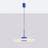 NOWOŚĆ Lampa wisząca OVO 1 ultramaryna/beżowa filc Gx53SL.2693 Sollux