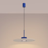 NOWOŚĆ Lampa wisząca OVO 1 ultramaryna/beżowa filc Gx53SL.2693 Sollux