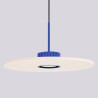 NOWOŚĆ Lampa wisząca OVO 1 ultramaryna/beżowa filc Gx53SL.2693 Sollux